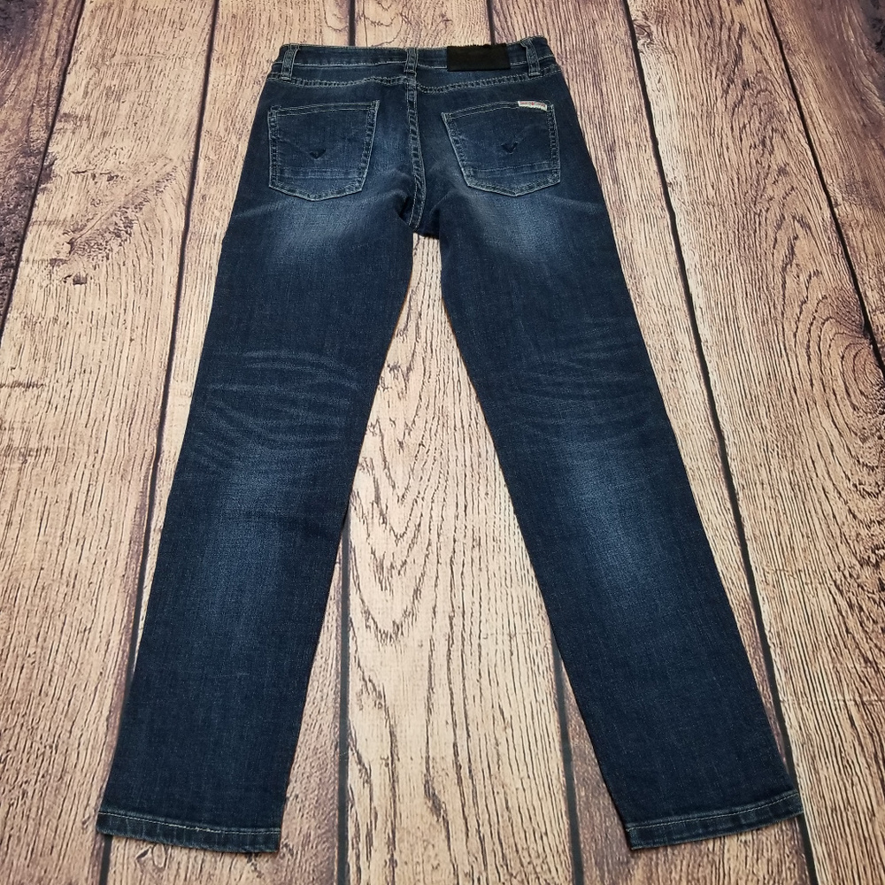 Girls Hudson Skinny Jeans Size 10 | Stretch Dark - Picture 3 of 7
